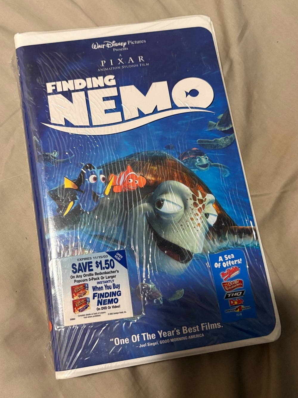 NWT Disney’s Finding Nemo VHS